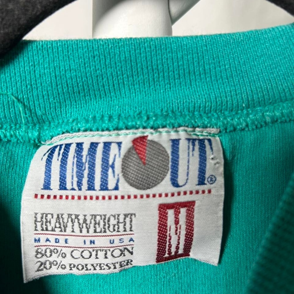 The‎ Legend Shanty Creek Resort Pullover medium teal Made in USA Golf Sweatshirt - Picture 3 of 4